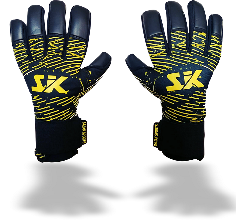 Guantes profesionales de portero RAITON YELLOW de gama media-alta.